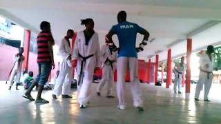 Cisse Cheick Sallah vs Peken Logbo training taekwo [upl. by Katherina468]