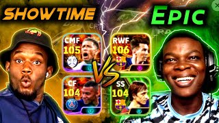 Prof Bof BATTLES Mackie Pes HD⚔️ in EPIC VS SHOWTIME players challenge🤯 [upl. by Colwen]