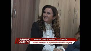 MINISTRUL FAMILIEI NATALIA INTOTERO VIZITĂ ÎN CENTRELE SOCIALE DIN BUZĂU [upl. by Redna890]