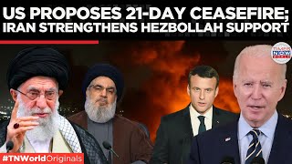 US and Allies Urge 21Day Ceasefire Along IsraelLebanon Border  Times Now World [upl. by Kenwood777]