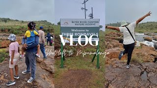 VLOG  MPUMALANGA  Bourkes Luck Potholes  Three Rondavels Fail  Blyde River Canyon [upl. by Anivas]