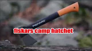 Finland fiskars x7 14 inch camp hatchet field test review [upl. by Orfurd]