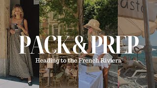 WE’RE HEADED TO THE SOUTH OF FRANCE  pack amp prep outfit try on travel essentials amp new nails [upl. by Notfilc]