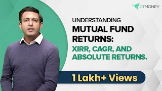 Difference between XIRR CAGR and Absolute Returns in Hindi  How to Calculate XIRR [upl. by Inttirb]