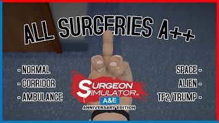 Surgeon Simulator Anniversary Edition  All SurgeriesTransplants A [upl. by Meerek311]