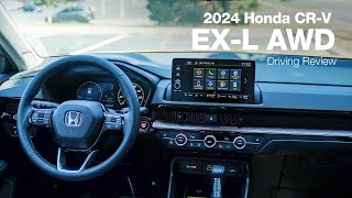 2024 Honda CRV AWD EXL  Overview amp Driving Review [upl. by Aileek]