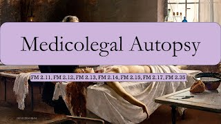 1Medicolegal Autopsy [upl. by Hedy612]