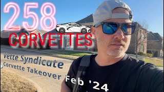 DFW Corvette Takeover Feb 24 258  Vette Syndicate [upl. by Nido]