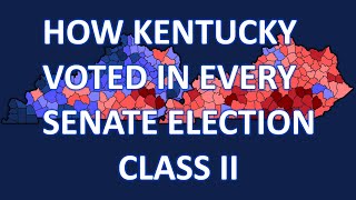 Kentucky Class II Senate Seat Voting History [upl. by Bohs669]