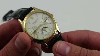 Patek Philippe Grand Complications Perpetual Calendar 3940J Luxury Watch Review [upl. by Lovash]