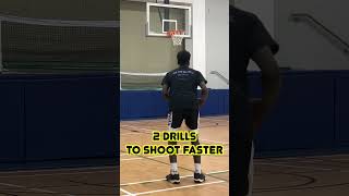 2 Basketball Drills To Shoot A Basketball Faster [upl. by Nawuq]