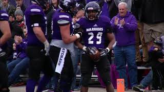 Winona State University Football vs University of Mary Highlights Oct 6 2018 [upl. by Aihtnic]