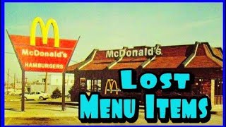 Discontinued McDonalds Menu Items [upl. by Konyn]