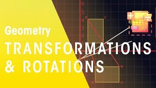 Transformations amp Rotations  Geometry  Maths  FuseSchool [upl. by Malilliw21]