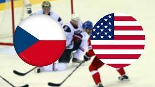 NHL 18  ZOH 2018ČTVRTFINÁLE  ČESKÁ REPUBLIKA  USA  CZSK [upl. by Fiedling492]