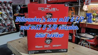 the new Milwaukee m18 6 12 and m12 5 38 circular saws reviewed and results are not surprising [upl. by Kletter]