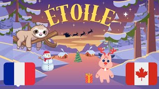 🦌 Étoile 🎅 le petit cerf de Noël  dessin animé pour enfants en français 🇨🇵 [upl. by Naedan793]