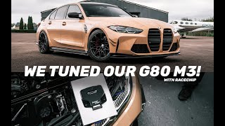 WE TUNED OUR G80 M3 [upl. by Analaj]