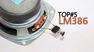 TOP 5 Electronics Projects using LM386  Amazing projects [upl. by Tisha663]