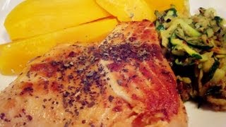 Ginger Garlic Salmon Restaurant Style [upl. by Adniral]