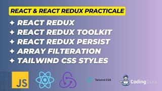 React redux practical project  SL CodingGura  Redux  React [upl. by Delfine]