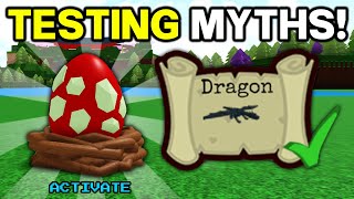 ACTIVATE DRAGON EGG Myth Testing  Build a boat for Treasure ROBLOX [upl. by Micaela]