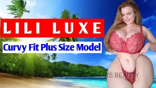 Lili Luxe Plus Size Models ✅ American Brand AmbassadorCurvy Models Lifestyle Biography Wiki [upl. by Dviad446]