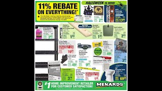 Menards Weekly Ad September 26 – October 6 2024 [upl. by Skinner]