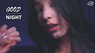 ASMR beijinhos de boa noite 💤 com toques delicados em seu rosto [upl. by Seel463]