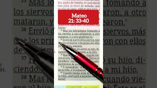 lecturabíblica videoscristianos Biblia Evangelio Mateo 213340 Labradores malvados [upl. by Zelikow780]