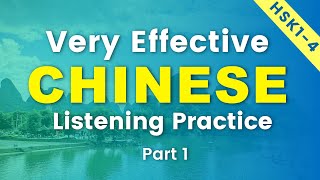 Effective Training of Mandarin Chinese Listening  100 daily phrase  HSK 14 mixed levels [upl. by Arnaldo]