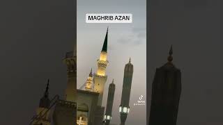 madinah azan maghribprayer [upl. by Graniela]