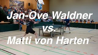 JanOve Waldner vs Matti von Harten  75 Jahre TTC Drochtersen  09062023 [upl. by Wilt]