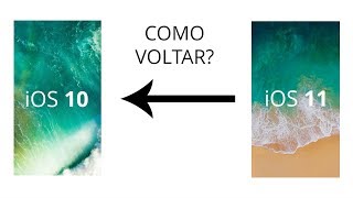 COMO VOLTAR ao iOS 10 [upl. by Navonod436]