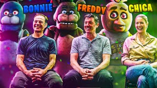 INTERVIEWING THE FNAF MOVIE ANIMATRONIC ACTORS [upl. by Ynaoj]