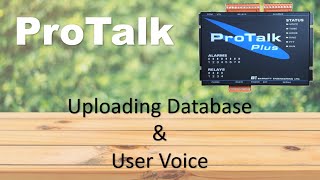 How to Upload Database And User Voice To Barnett ProTalk [upl. by Nennarb]