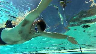 Freestyle Swimming Drills  Front Scull with Kick [upl. by Gnex]