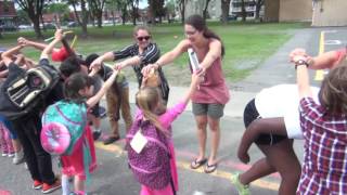 École StPierre  Fin de lannée scolaire 201617  la haie dhonneur [upl. by Andee]