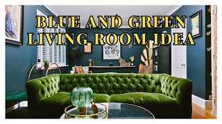 Blue and Green Living Room Ideas  Blue and green living room [upl. by Wadesworth]