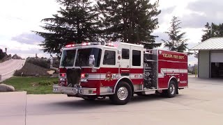 Yucaipa Fire Department Medic Engine 551 responding to a Medic Aid [upl. by Tteraj979]