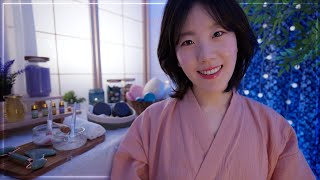 ASMR Relaxing Night in Private Hot Spring Spa 🍵🌿🫧 Personal Attention amp Roleplay [upl. by Deena626]