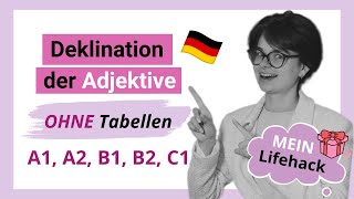 Deklination der Adjektive OHNE Tabellen ENDLICH verstehen  Übungen  MiniUnterricht mit Yuliia [upl. by Licko835]