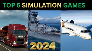 5 Best Simulation Games You Should Definitely Try in 2024 😱 [upl. by Karlen]