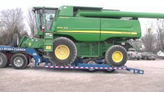 Multi Crop Harvester Loading amp Unloading on Trailer  Fieldking Agricultural Machinery [upl. by Henka269]