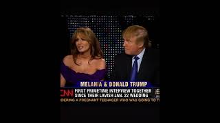 Young Melanie and Donald Trump first interview after wedding youtubeshorts shorts [upl. by Harac29]