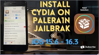 How to Install Cydia on Palera1n Jailbreak  iOS 156  163 Latest iOS [upl. by Oirretno]