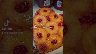 upside Down Pineapple Cake cakefood foodvideos food cake torta upsc shorts [upl. by Jehu]