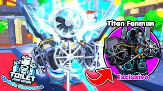 SERÁ QUE ESSE NOVO TITAN FANMAN VALE A PENA 1 SHOWCASE EXCLUSIVO Toilet Tower Defense👽 EP 75 [upl. by Aitel172]