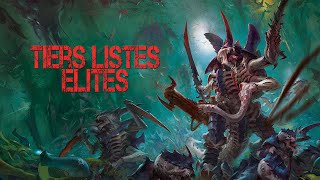 40K Tiers Listes des unités Tyranids V9 part3 Elites [upl. by Inaliak578]