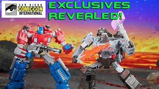 Hasbro Reveals Exclusive Figures for ComicCon 2024 transformers marvel gijoe starwars sdcc [upl. by Clemens]